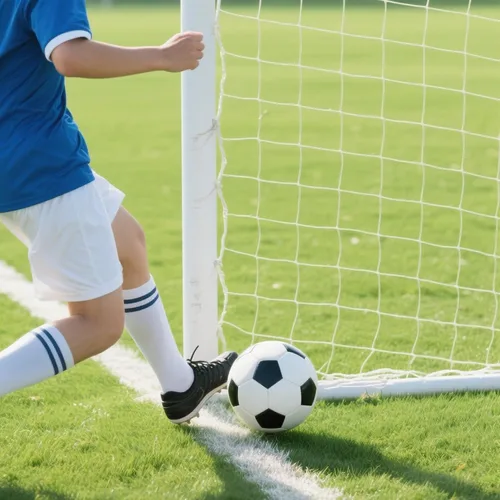 Miniatura 6 de Portería de fútbol, red de fútbol de 6 x 4 pies para patio trasero, equipo de entrenamiento portátil, portería de fútbol blanco resistente al aire