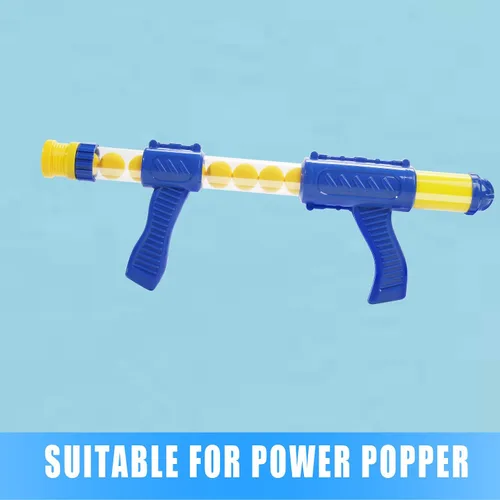 Miniatura 2 de CHAKANLX 48 bolas de recambio Power Popper, bolas de espuma suave de aproximadamente 1.2 pulgadas de diámetro, bolas de espuma para pistolas de aire
