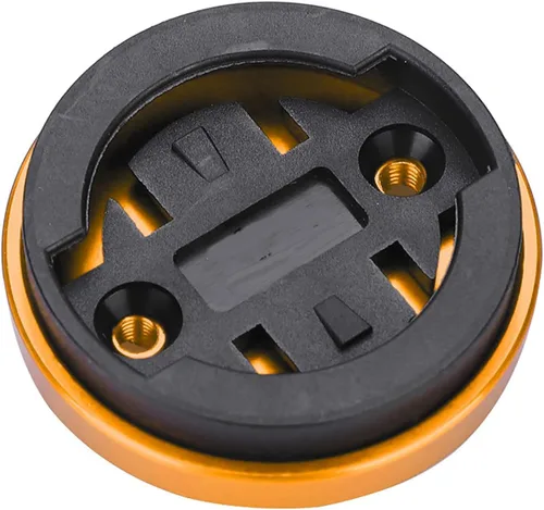 Miniatura 5 de Soporte para computadora para bicicleta de carretera, cubierta superior para bicicleta, cronómetro, GPS, soporte para velocímetro (dorado) Bryton