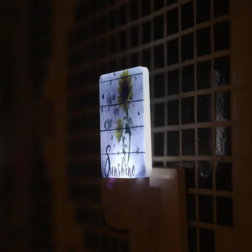 Miniatura 7 de Luz nocturna LED enchufable de girasol, luces nocturnas inteligentes con sensor de atardecer a amanecer, enchufe a la pared, luces nocturnas de bajo