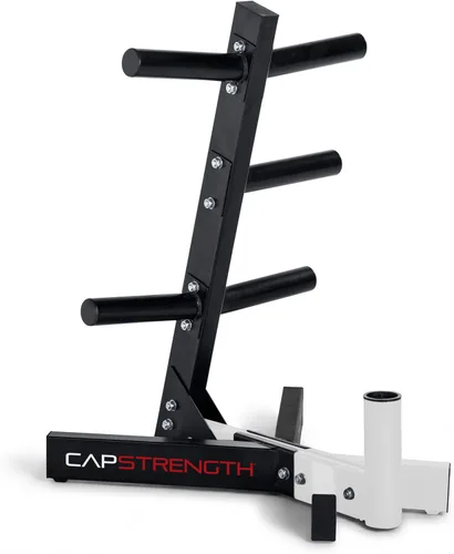 Miniatura 10 de CAP Barbell Estante de almacenamiento para árbol de placas olímpicas, varios