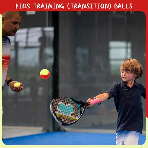 Miniatura 3 de 24 pelotas de tenis para niños, 75% de baja compresión etapa 3 pelotas de tenis a granel para principiantes, máquina de pelota, entrenamiento