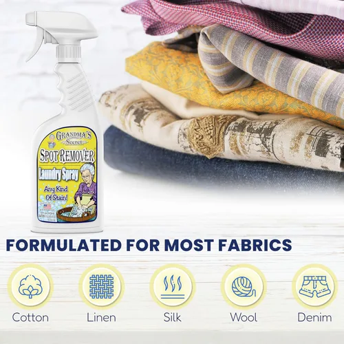 Miniatura 4 de Grandma's Secret - Aerosol removedor de manchas para ropa sucia - Removedor de manchas para tela sin cloro, blanqueador ni toxinas - Elimina manchas