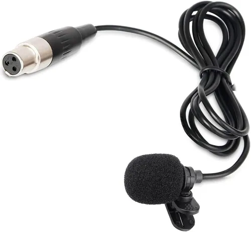 Micrófono de solapa Lavalier de repuesto para transmisor inalámbrico Phenyx Pro, micrófono UHF Bodypack para PTU-71/PTU-7000/PTU-6000 con mini