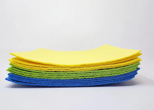 Miniatura 7 de Paños de cocina suecos reutilizables, paños de cocina ultra absorbentes para cocina, baño, lavar platos y más - Esponjas de celulosa - Paquete de 12