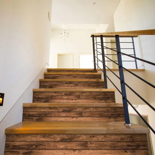 Miniatura 3 de funlife 14 tiras autoadhesivas para escaleras, despegar y pegar, elevadores de escaleras de escalera murales calcomanías decorativas para escalones