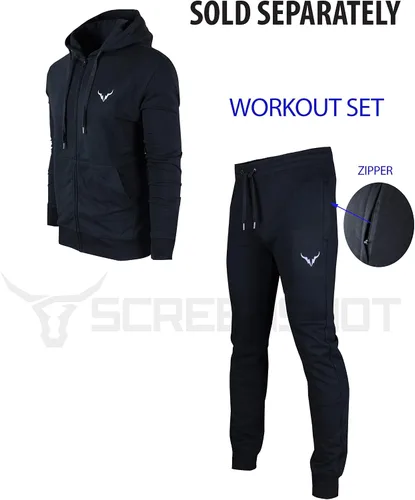 Miniatura 3 de SCREENSHOT Pantalones deportivos de entrenamiento para hombre de alta calidad, ajustados, pantalones deportivos para gimnasio