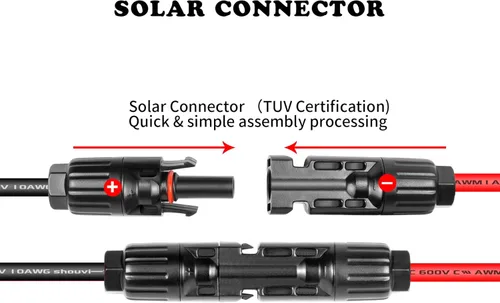 Miniatura 5 de Ansoufien Cable Conector de Panel Solar a Conector XT60 de 1 pie, Cable de Extensión de Carga Solar de 10 AWG Solar a XT60 XT60 (Enchufe Hembra)