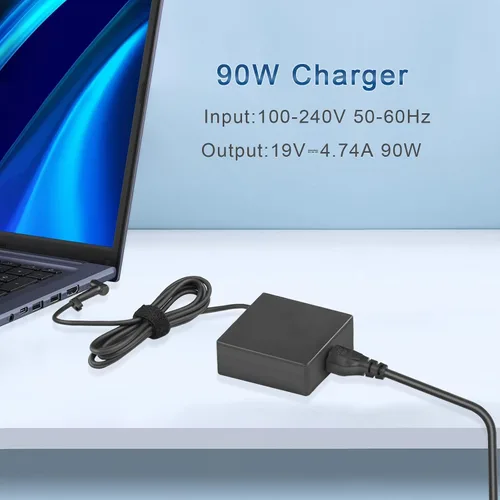 Miniatura 8 de Cargador para portátil de 90 W compatible con Asus Vivobook 15X 14X 16X 17X K1703Z M1703Q M1603Q D1603Q Y1603C ExpertBook B1500 P2451F P751J Asus