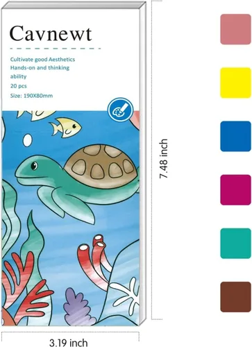 Miniatura 2 de Paquete de 4 mini almohadillas de pintura, mini almohadillas de pintura, almohadilla de pintura de acuarela, libro de pintura de acuarela
