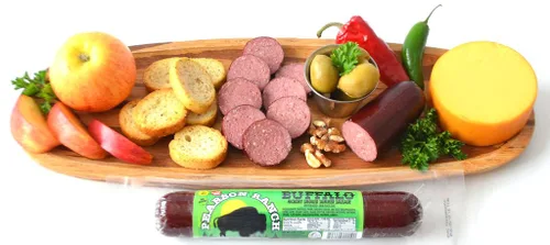Miniatura 9 de PEARSON RANCH - Muestreador de salchichas de caza silvestre, alce, bisonte, venado, jabalí y guardabarros (conejo, cocodrilo, venado, alce, bisonte)