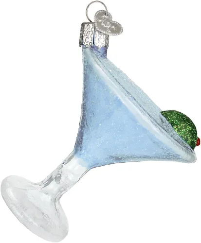 Miniatura 7 de Old World Christmas Margarita - Adorno de vidrio soplado para árbol de Navidad, decoración navideña artesanal, colección de bebidas para adultos