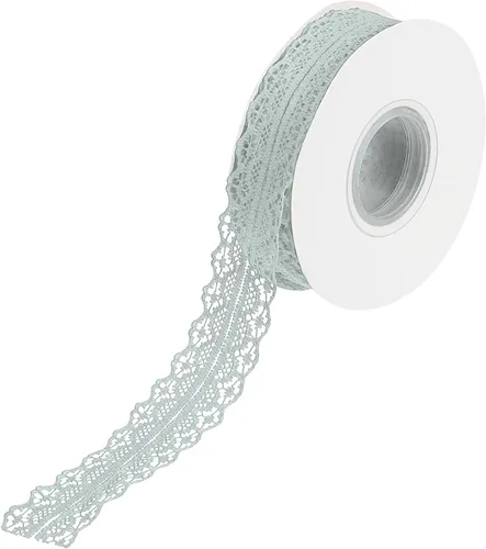 Miniatura 35 de MECCANIXITY 1.2 Inch Wide 15 Yard Lace Ribbon Floral Pattern Beige Lace Trim Ribbon for Gift Wrapping Bouquets, Wedding Decor Sewing Making, and DIY