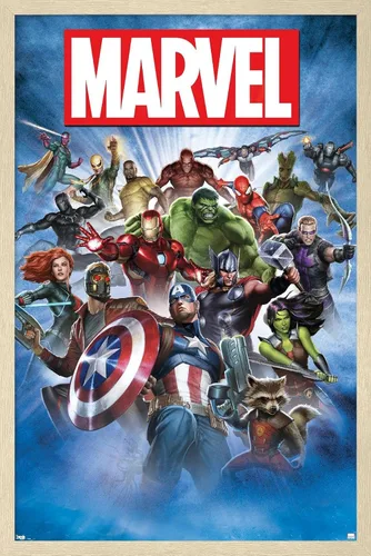 Miniatura 9 de Trends International Marvel Comics - Póster de pared con foto de grupo, 22.375 x 34 pulgadas, versión premium sin marco