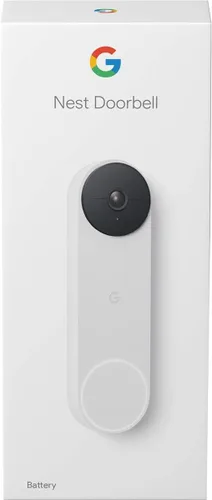 Miniatura 6 de Google Nest Doorbell (Batería) - Nieve Timbre de video con zoom digital de 6x, HD, vista en vivo 24/7, visión nocturna, HDR, funciona con Google