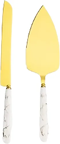 Miniatura 11 de Chandler Cake and Pie Server Kit Wedding Cake Serving Kit Stainless Steel 18/10 Cutlery Set 2 Pieces Pastry Servers (Green)