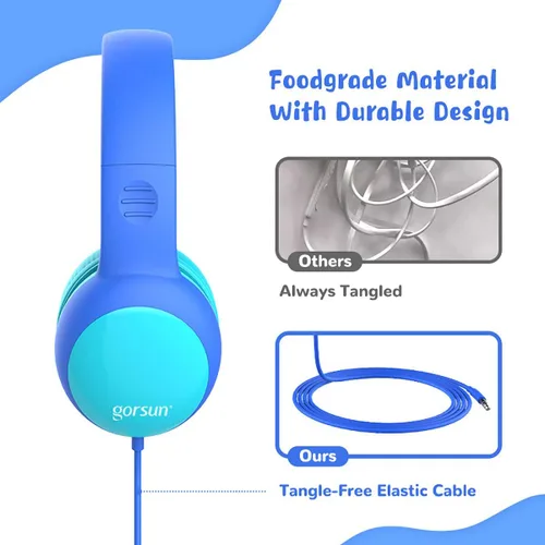 Miniatura 6 de E61V - Auriculares con cable con diseño de orejas de gato