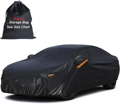 Miniatura 15 de Kayme Funda impermeable para automóvil deportivo para todo tipo de clima. Consulta la tabla de tallas del vehículo para un ajuste preciso. Cubierta