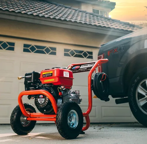 Miniatura 2 de All Power, APW5108 Lavadora a presión 2400 PSI 2.5 GPM, 5 boquillas de pulverización de conexión rápida, motor JD 209cc gasolina