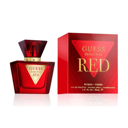 Guess Seductive Red Women/Femme Eau de Toilette en aerosol para mujeres, 1.0 fl. oz.