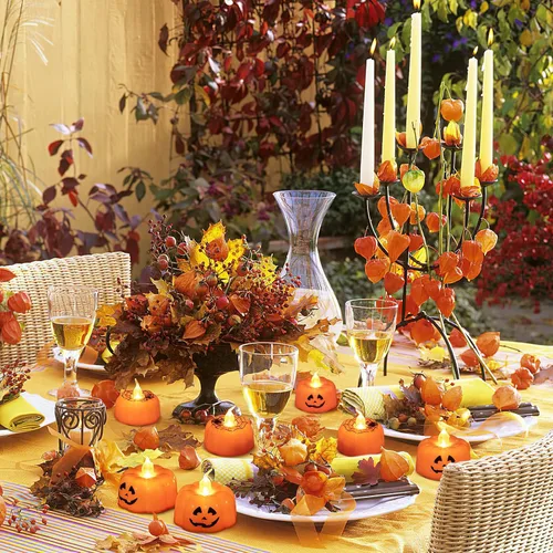 Miniatura 4 de Litake Luces LED de calabaza de Halloween, paquete de 12 luces de té parpadeantes de Jack-O'-Lantern, velas de calabaza que funcionan