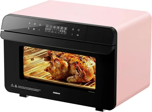 Miniatura 14 de ROBAM Horno combinado con freidora de aire tostadora, horno de vapor de encimera 14 en 1 con convección de vapor para asar y hornear, cocción