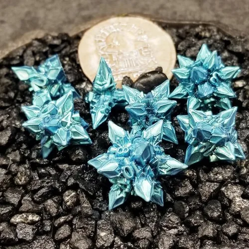 Sage's Portal Deadly Blossoms - Juego de 7 dados poliédricos de metal para DND TTRPG Dungeons and Dragons Pathfinder, dados ornamentales de diseño