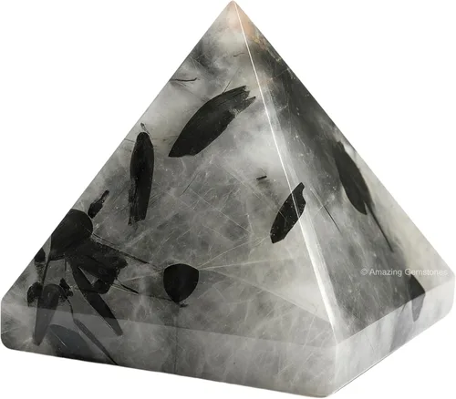 Miniatura 70 de Piedras Curativas de Cristal de Pirámide de Cuarzo Claro de Amazing Gemstone - Figura de Gran Pirámide de 2" de Piedra Natural para Meditación