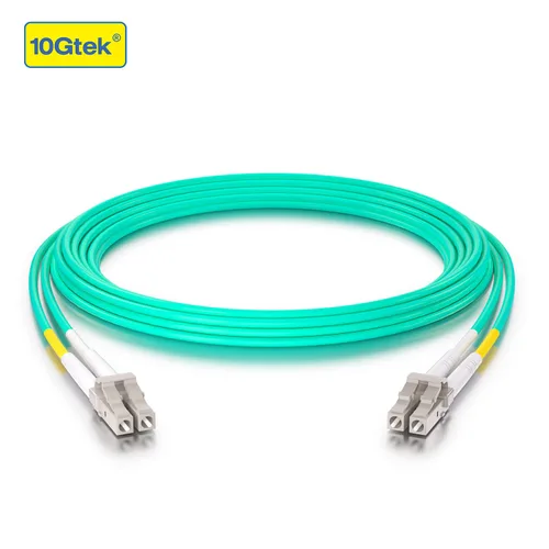 Miniatura 2 de 10Gtek Cable de conexión de fibra – LC a LC OM3 10Gb/Gigabit multimodo puente dúplex 50/125μm LSZH cable de fibra óptica para transceptor SFP
