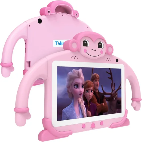 Miniatura 7 de Tablet para Niños de 7 Pulgadas para Niños de 3 a 7 Años, 32GB ROM, Tabletas para Niños Pequeños con YouTube, WiFi, Estuche, Tabletas Android