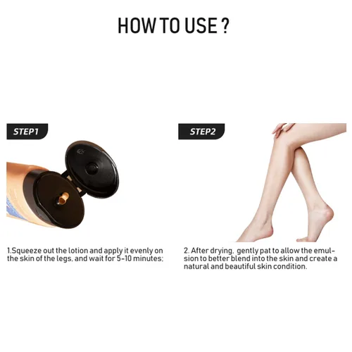 Miniatura 6 de Maquillaje de piernas para mujer, maquillaje de piernas de 4 onzas, impermeable, sin transferencia, fácil aplicación, impecable y de larga duración