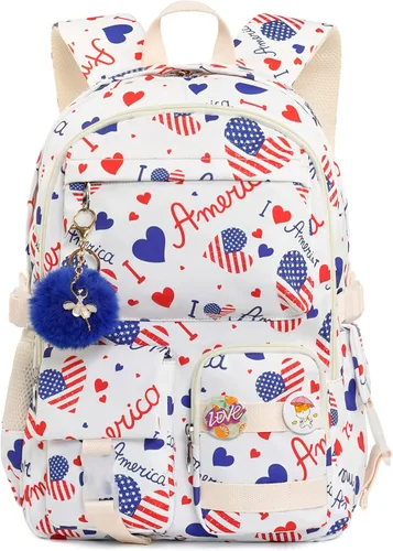 Miniatura 15 de Hidds Mochilas para laptop de 15.6 pulgadas, mochila escolar universitaria para niñas y mujeres, bonita bolsa de libros para escuela primaria Negro