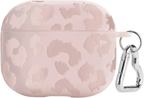 Velvet Caviar Funda compatible con AirPods de tercera generación con llavero – Lindas fundas protectoras duras para AirPod 3 para mujer – Estampado