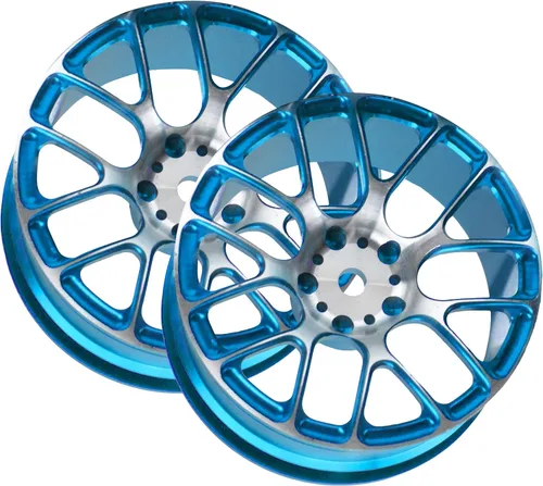 Miniatura 7 de 4 llantas de aluminio Vgoohobby de 0.472 pulgadas de ancho de cubo hexagonal de 0.472 pulgadas (1.024 in) compatibles con 1/10 Tamiya TT-01 Kyosho