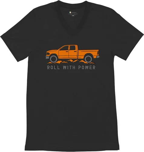 Miniatura 79 de Tee Hunt Camisetas gráficas y camisetas sin mangas para hombre Roll with Power Pickup Truck