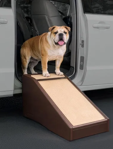Miniatura 9 de Pet Gear Combinación de escalera y rampa para perros/gatos, fácil paso, ligero/portátil, resistente, fácil montaje (no requiere herramientas), 1