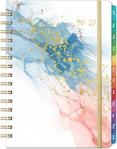 Agenda 2026-2027 – Agenda semanal y mensual 2026-2027 de julio de 2026 a junio de 2027, 8.5 x 6.4 pulgadas, planificadores semanales y mensuales de