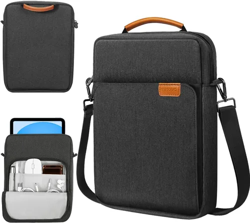 Miniatura 21 de TiMOVO - Funda para tablet de 9-11 pulgadas con correa para el hombro para iPad 11 pulgadas A16 2025, iPad 10.ª generación 10.9"/10.2", Galaxy Tab