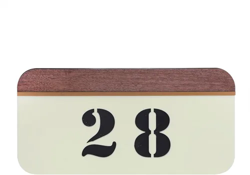 Miniatura 9 de GREUS Letrero personalizado con número de casa, placa de dirección personalizada, pizarra para interiores y exteriores, letreros decorativos