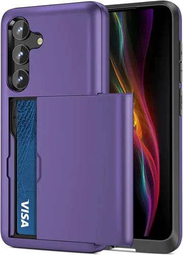 Miniatura 17 de Jiunai Funda para Samsung Galaxy S22 Plus Funda tipo cartera para tarjetas de crédito, soporte para efectivo, bolsillo deslizante de doble capa