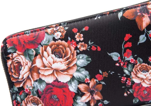 Miniatura 101 de Cartera de mano para mujer, estilo bohemio, con RFID, elegante, espaciosa con correa para viajes, capacidad para tarjetas, teléfono, dinero