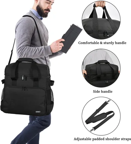 Miniatura 5 de LEFOR·Z Bolsa mezcladora de pie compatible con mezcladores KitchenAid (6-8 cuartos de galón), mezclador acolchado, funda de transporte de viaje