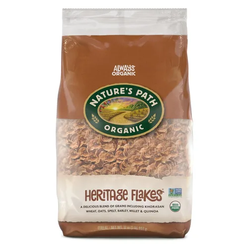 Miniatura 9 de Nature's Path - Cereal orgánico Heritage Crunch, 14 onzas (paquete de 1), sin transgénicos