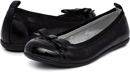 Miniatura 7 de Nautica Zapatos bajos de bailarina para niña, zapatos de ballet Mary Jane para bebés, niños pequeños y niños grandes, ligeros y cómodos