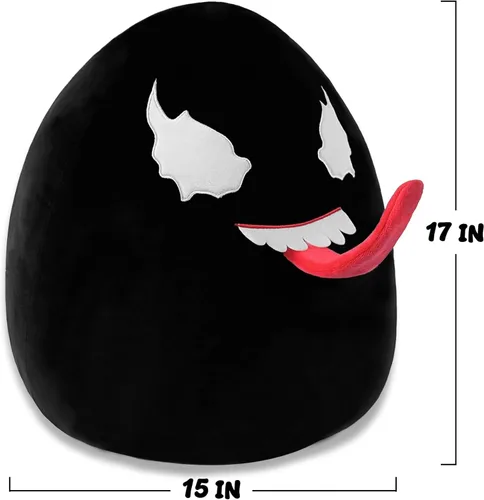 Miniatura 2 de Global Park Juguetes de peluche de Veneno de 17 pulgadas, almohada de peluche de animal con lengua elástica, regalo para niños y niñas