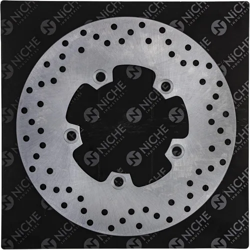 Miniatura 3 de NICHE Rotor de freno trasero para Yamaha FZ1 FZ6 FZS1 2D1-2582W-00-00 5VX-2582W-00-00