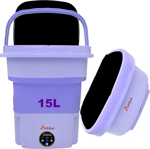 Lavadora portátil mejorada, mini lavadora de 15 L, nuevo interruptor, lavadora plegable de ropa interior, ropa para bebés y ropa pequeña, adecuada