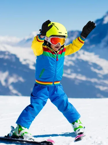 Miniatura 6 de SATINIOR 2 pares de guantes de nieve gruesos para niños, guantes de esquí para niños pequeños, guantes de invierno cálidos e impermeables para niños
