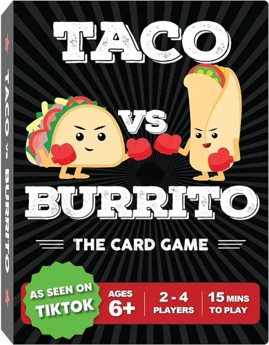 Taco vs Burrito - El Juego de Cartas Sorprendentemente Estratégico y Extremadamente Popular Creado por un Niño de 7 Años - 5 Maneras de Jugar - Un