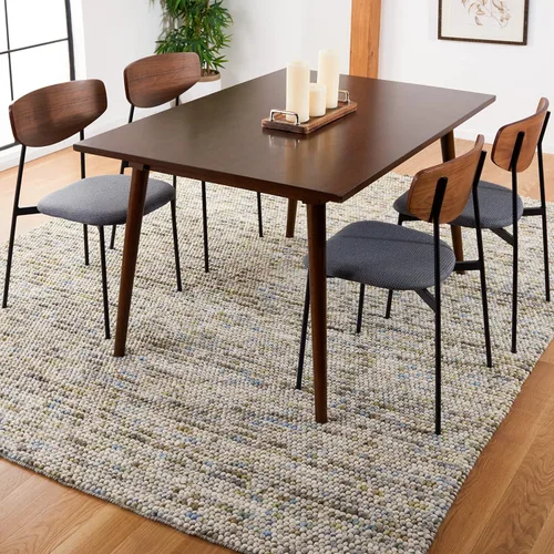 Miniatura 19 de SAFAVIEH Natura Collection - Alfombra decorativa, 2 x 3 pies, color beige, mezcla de lana hecha a mano, diseño texturizado, ideal para pasillo
